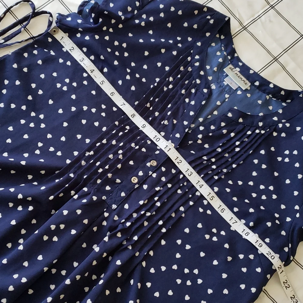 Oh! Mamma polka-dot hearts Top - Picture 3 of 6